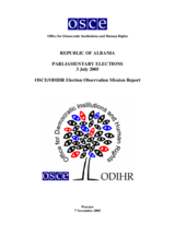 Albania, Parliamentary Elections, 3 July 2005: Final Report