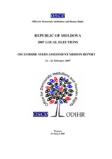 Moldova, Local Elections, 3 and 17 June 2007: Needs Assessment Mission Report
