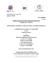 Joint opinion on the electoral code of Moldova (ro)