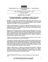Srbija, Predsednički izbori, 20. januara 2008.: Saopštenje za štampu
