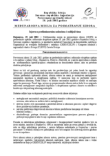 Srbija, Prevremeni opštinski izbori, 28. juli 2002.: Izveštaj o preliminarnim nalazima i zaključcima