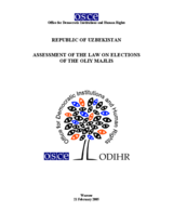 Uzbekistan: Assessment of the Law on Parliamentary Elections