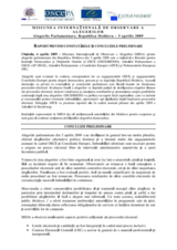 Moldova, Alegeri parlamentare, 5 aprilie 2009: Raport privind constatările şi concluziile preliminare