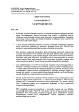 Azerbaijan, Parliamentary Elections, 6 November 2005: Interim Report No. 1 (Azerbaijani)