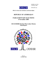 Azerbaijan, Parliamentary Elections, 6 November 2005: Final Report