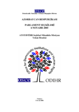 Azerbaijan, Parliamentary Elections, 6 November 2005: Final Report (Azerbaijani)