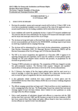 Former Yugoslav Republic of Macedonia, Presidential and Municipal Elections, 22 March and 5 April 2009: Interim Report No. 1