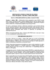 Bosna i Hercegovina, Opći izbori, 1.oktobar 2006.godine: Izjava o preliminarnim nalazima i zaključcima