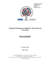 Report on Technical Workshop on Solidarity with Victims of Terrorism