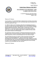 Statement by the Delegation of the United States on the Article 31 demonstrations in the Russian Federation