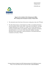 Report on the activities of the Chairperson-in-Office
