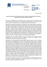 Statement by the Delegation of Romania in response to the statement by the Delegation of the United States on the relocation of Roma residents in Baia Mare, Romania