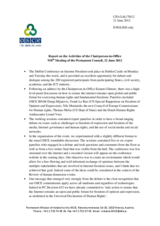 Report on the activities of the Chairperson-in-Office