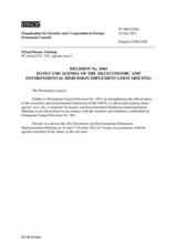 Permanent Council Decision No. 1044