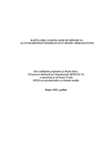 Analysis of the Laws pertaining to the Public Service Broadcasting System of Bosnia and Herzegovina