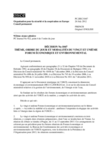Décision No 1047 du Conseil permanent