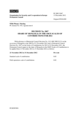 Permanent Council Decision No. 1067