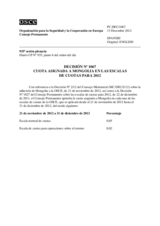 Decisión Nº 1067 del Consejo Permanente