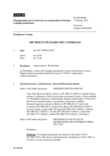 Giornale della 940a Seduta plenaria del Consiglio permanente