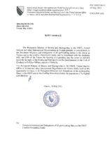 Response by the Delegation of Bosnia and Herzegovina to the Questionnaire on the Code of Conduct on Politico-Military Aspects of Security