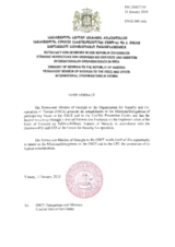 Response by the Delegation of Georgia to the Questionnaire on the Code of Conduct on Politico-Military Aspects of Security