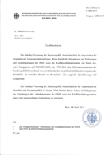 Response by the Delegation of Germany to the Questionnaire on the Code of Conduct on Politico-Military Aspects of Security