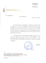 Response by the Delegation of Hungary to the Questionnaire on the Code of Conduct on Politico-Military Aspects of Security