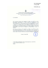 Response by the Delegation of Serbia to the Questionnaire on the Code of Conduct on Politico-Military Aspects of Security