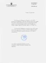 Response by the Delegation of Sweden to the Questionnaire on the Code of Conduct on Politico-Military Aspects of Security