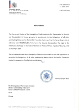 Response by the Delegation of Liechtenstein to the Questionnaire on the Code of Conduct on Politico-Military Aspects of Security