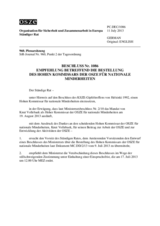 Beschluss Nr. 1086 des Ständigen Rates