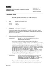 Journal of the 974th Plenary Meeting of the Permanent Council 