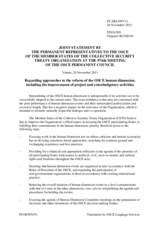 Statement by the Delegation of the Russian Federation, also on behalf of Armenia, Belarus, Kazakhstan, Kyrgyzstan and Tajikistan, on the reform of the human-dimension and related budgetary issues