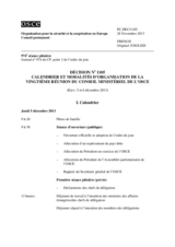 Décision No 1105 du Conseil permanent