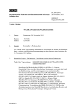 Journal der 974. Plenarsitzung des Ständigen Rates 