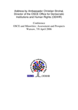 Address by Ambassador Christian Strohal