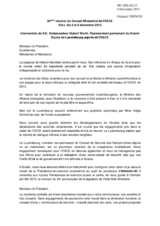 Statement by H.E. Mr. Hubert Wurth, Ambassador, Permanent Representative