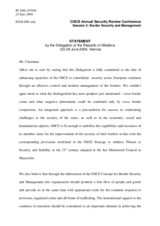 Statement by the Delegation of the Republic of Moldova