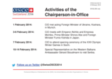 Report on the activities of the Chairperson-in-Office