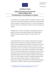 Statement by the Greek Presidency of the Council of the EU on the situation in Ukraine