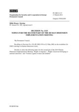 Permanent Council Decision No. 1115