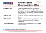 Report on the activities of the Chairperson-in-Office