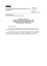 Beschluss Nr. 1115 des Ständigen Rates