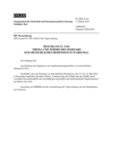 Beschluss Nr. 1116 des Ständigen Rates