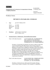 Giornale della 985a Seduta plenaria del Consiglio permanente