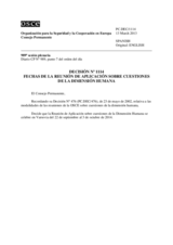 Decisión Nº 1114 del Consejo Permanente