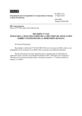 Decisión Nº 1115 del Consejo Permanente