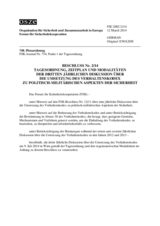 Beschluss Nr. 2/14 des Forums für Sicherheitskooperation