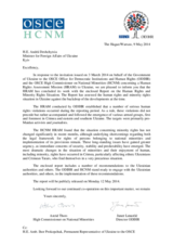Ukraine, Human Rights Assessment Mission: Report on the Human Rights and Minority Rights Situation, March-April 2014 