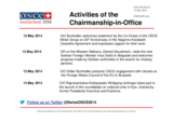 Report on the activities of the Chairperson-in-Office